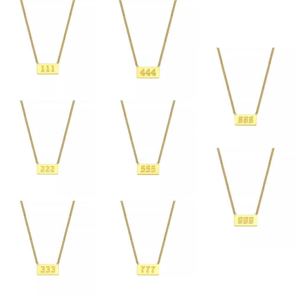 Angel Number Necklace