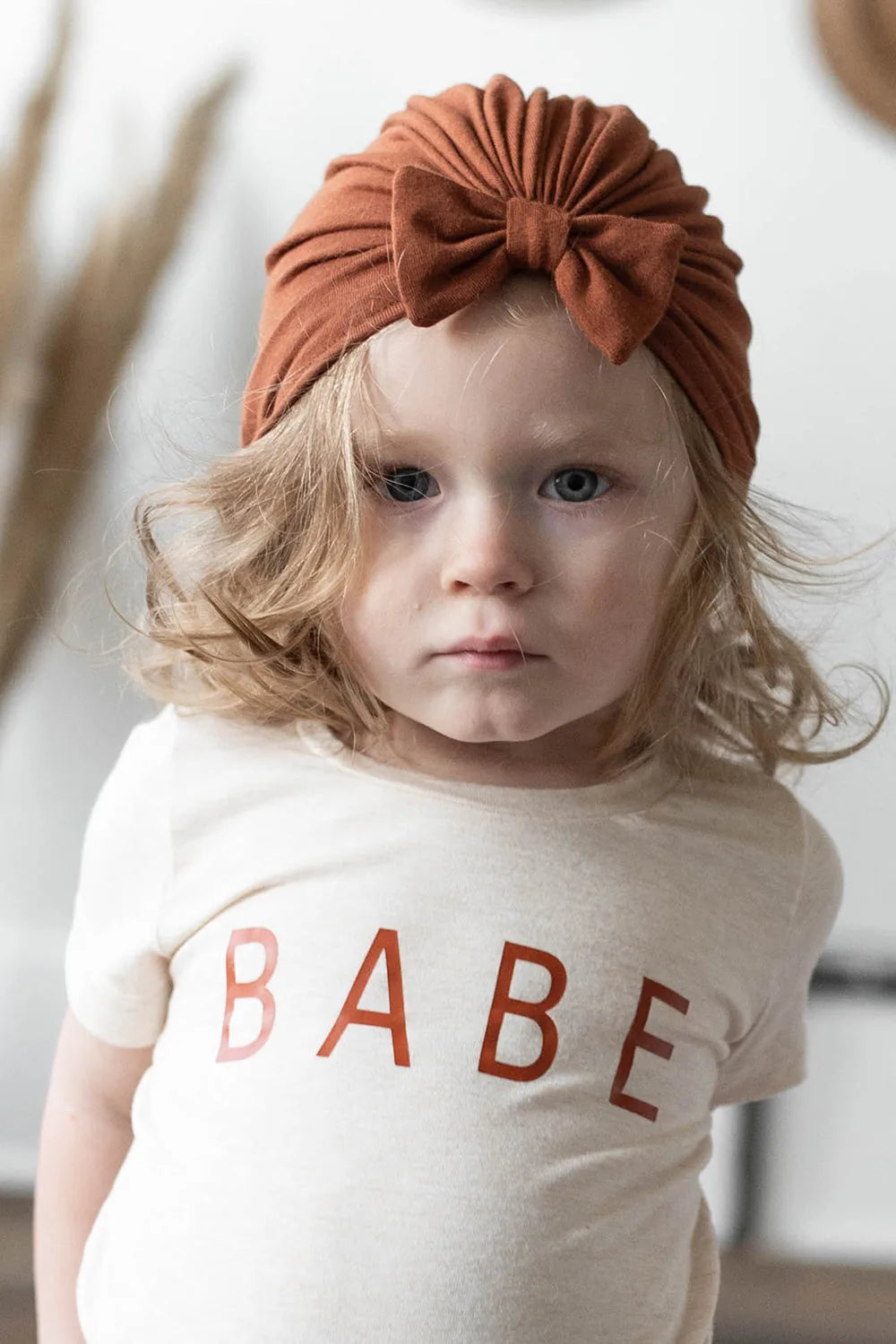 Turban en bambou | Rouille