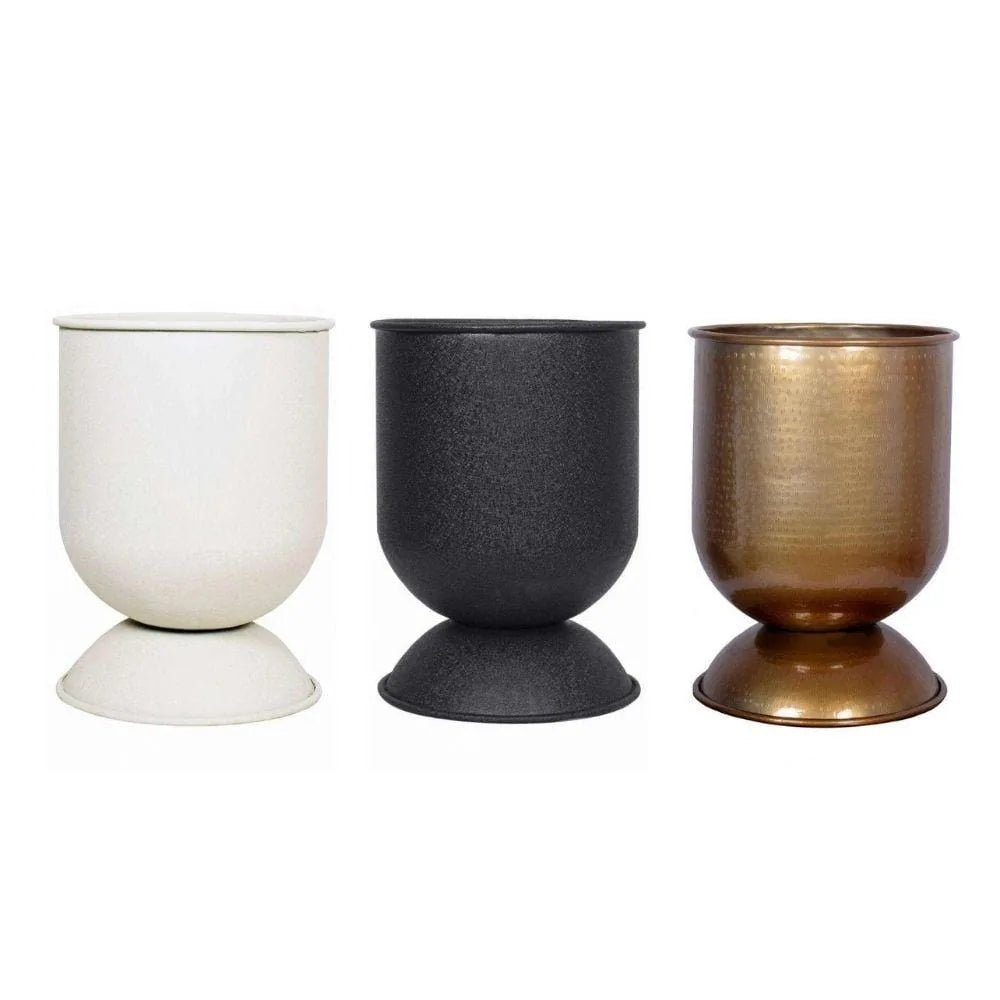 Vali - Jardinière en laiton style Mid-Century