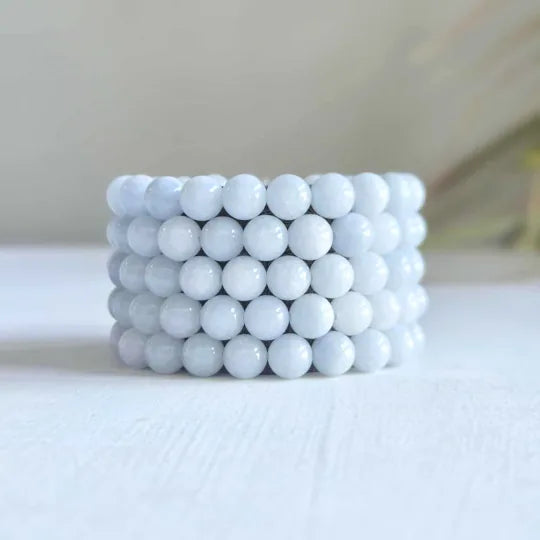 Bracelet en Calcédoine