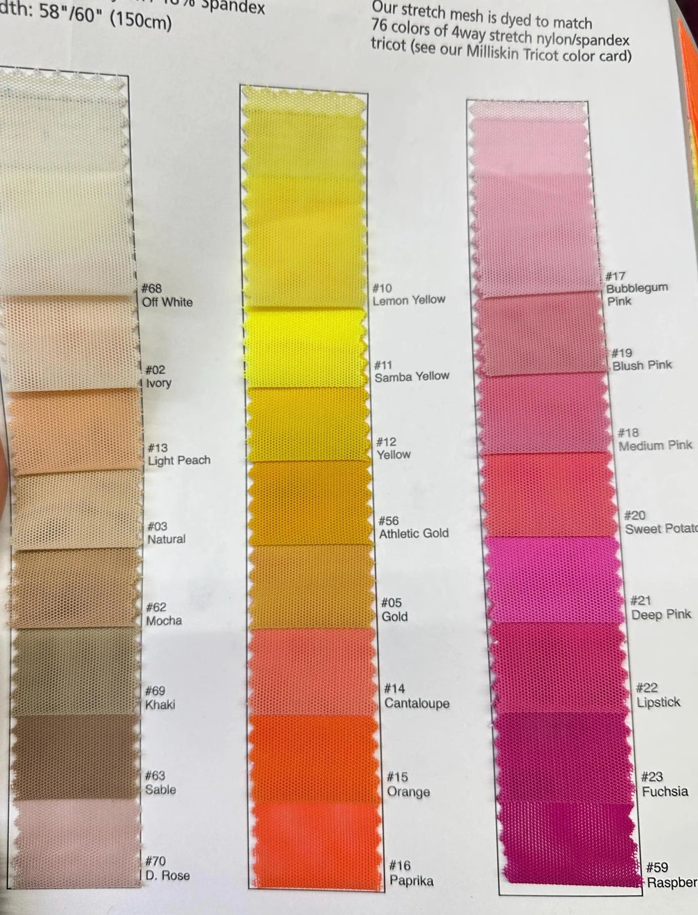 Milliskin Nylon Spandex Fabric – Premium 4‑Way Stretch