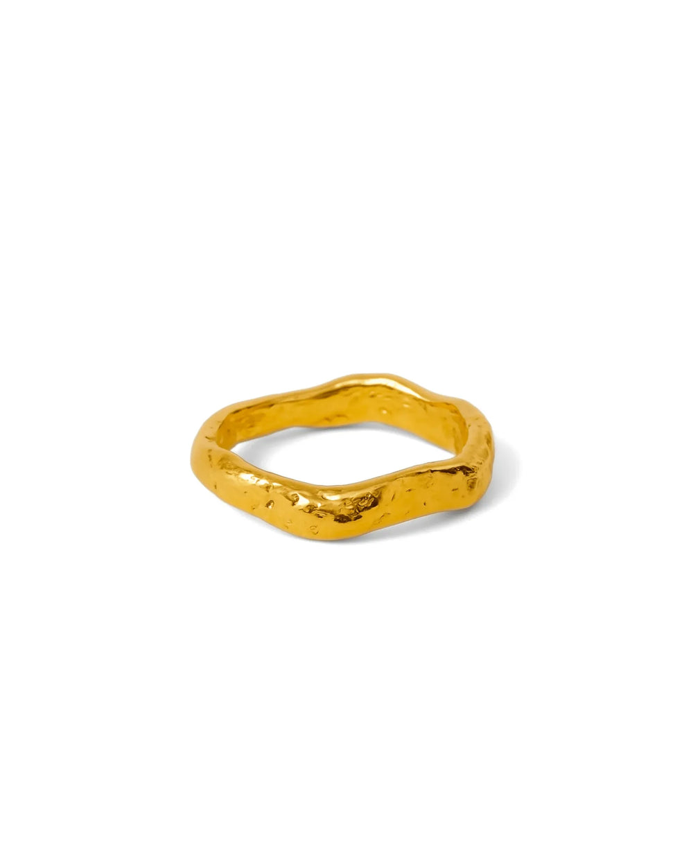 Bague Ondulée Moderne