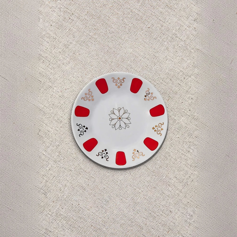 Soucoupes Style Turc 5 po - Ensemble de 6