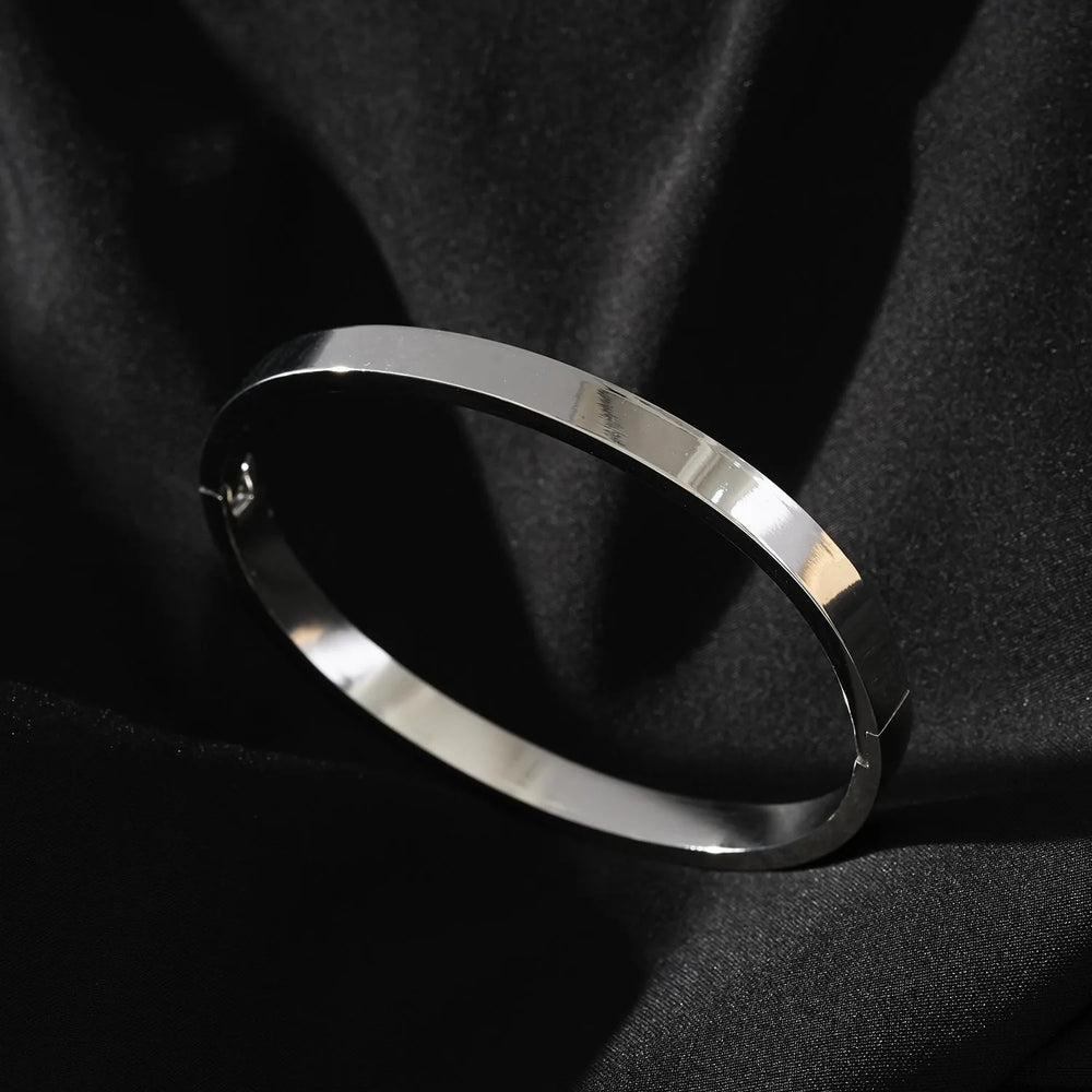 ATTILI : Bracelet jonc classique et minimaliste en argent