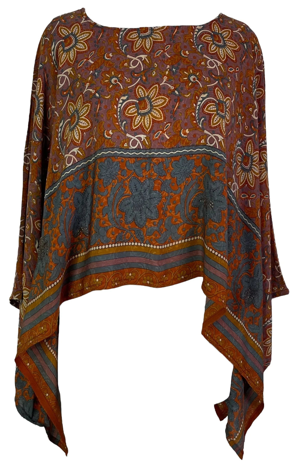 PRC6907 Poncho Capelet en Soie Pure Avatar