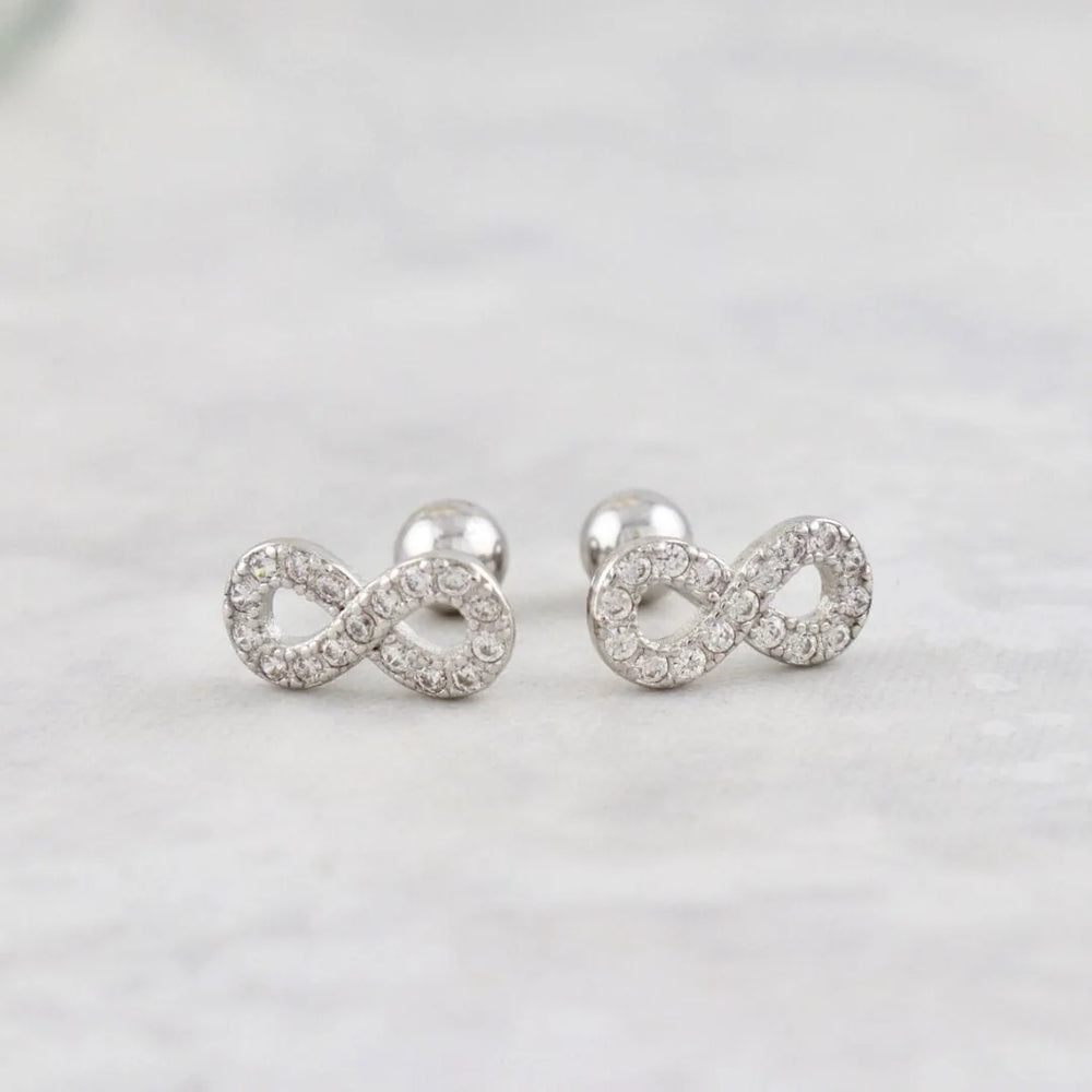 Sterling Silver Infinity Earrings