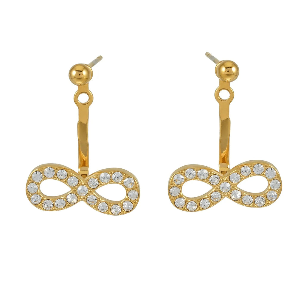 CILMILLE Or : Clous d'oreilles à petites billes ancrant un charm infini en zircone
