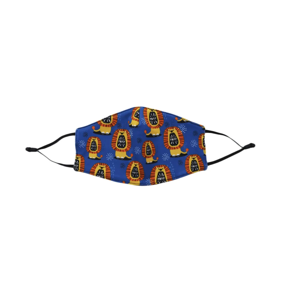 Masque pour enfants avec imprimé de lion et filtre