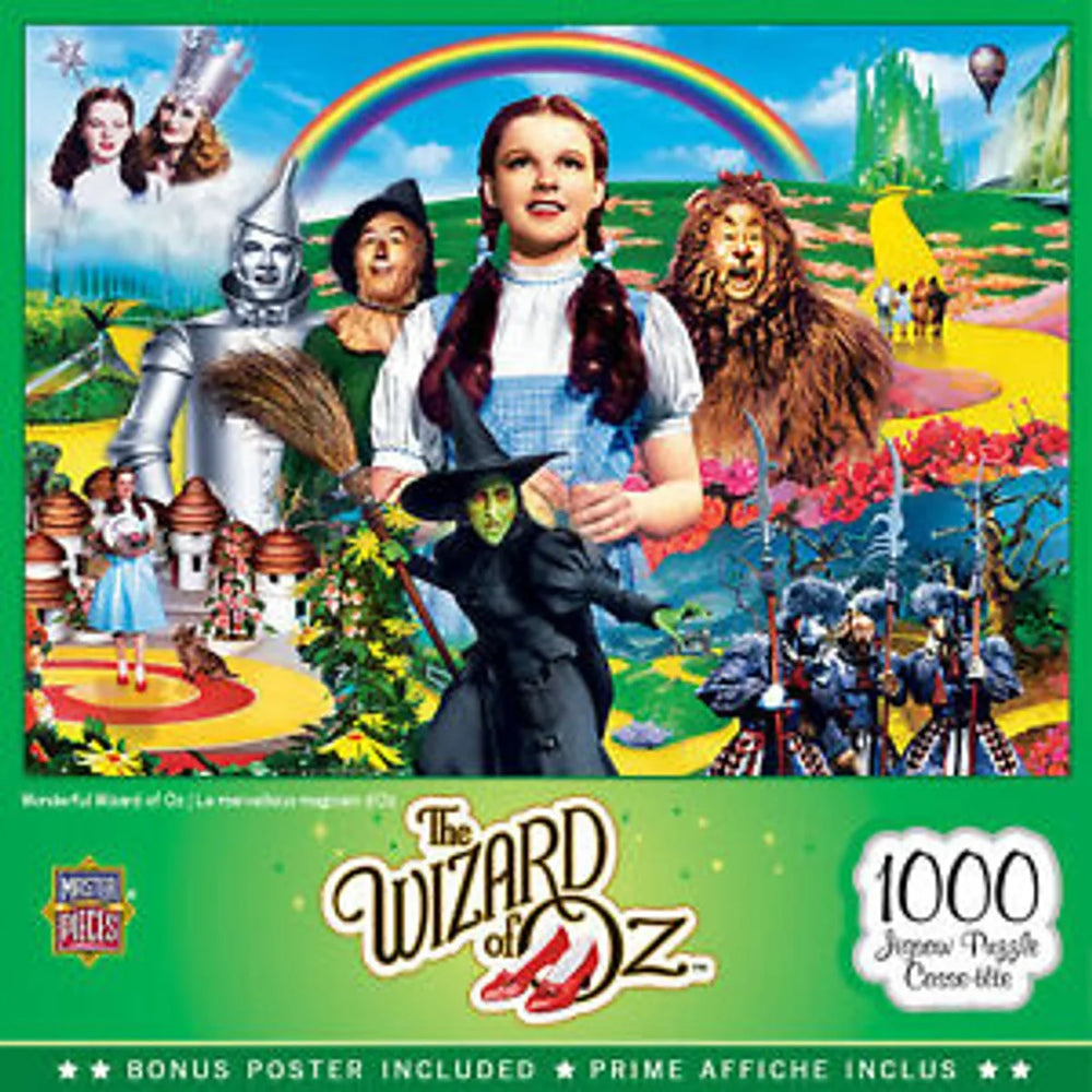Le Magicien d'Oz - Le merveilleux Magicien d'Oz casse-tête de 1000 pièces