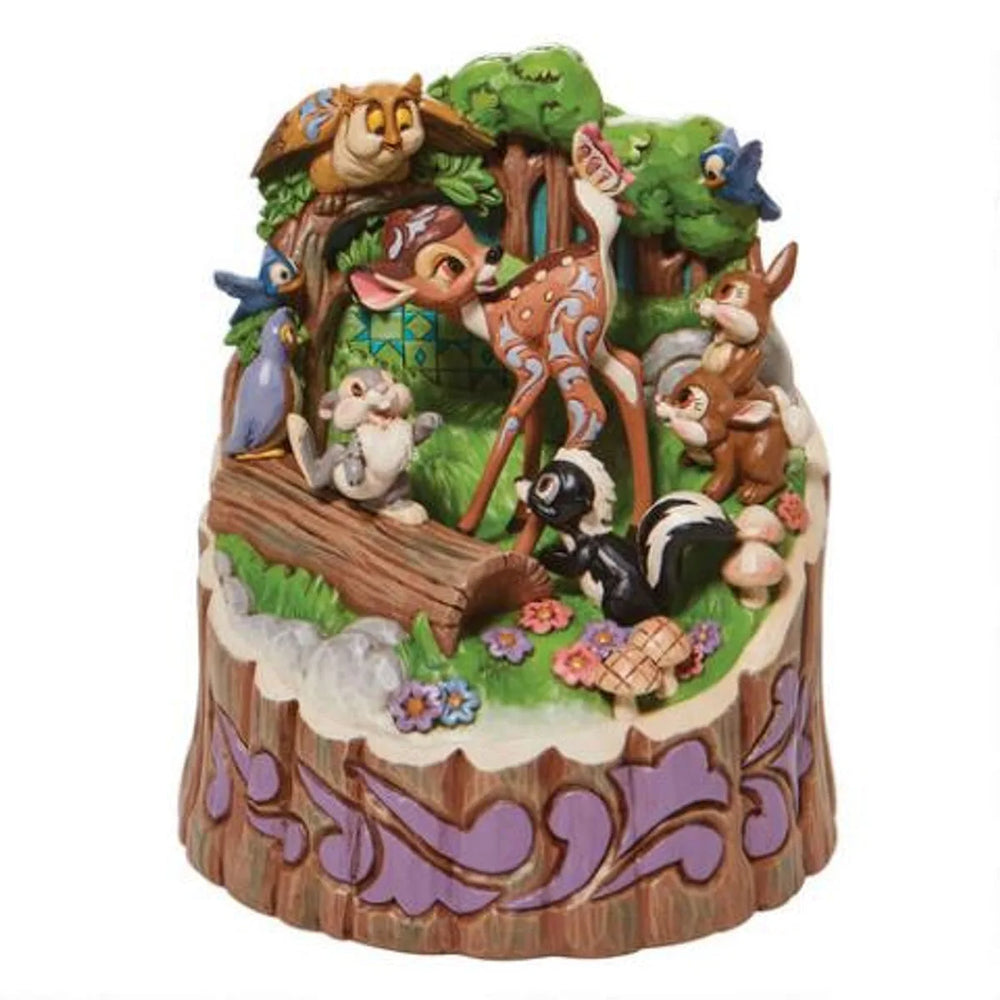 Disney Bambi « Amis de la forêt » sculpté par le cœur par Jim Shore