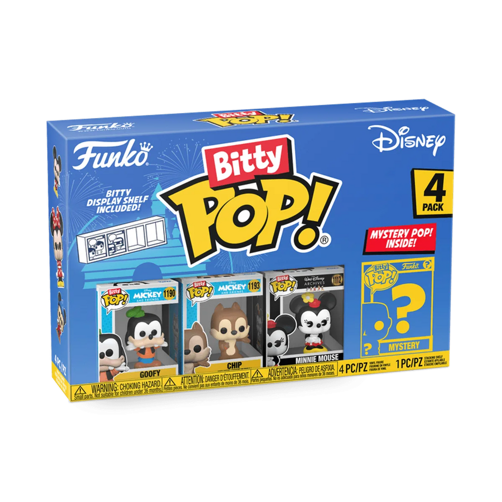 Bitty POP! Classiques Disney Goofy, Chip, Minnie Mouse