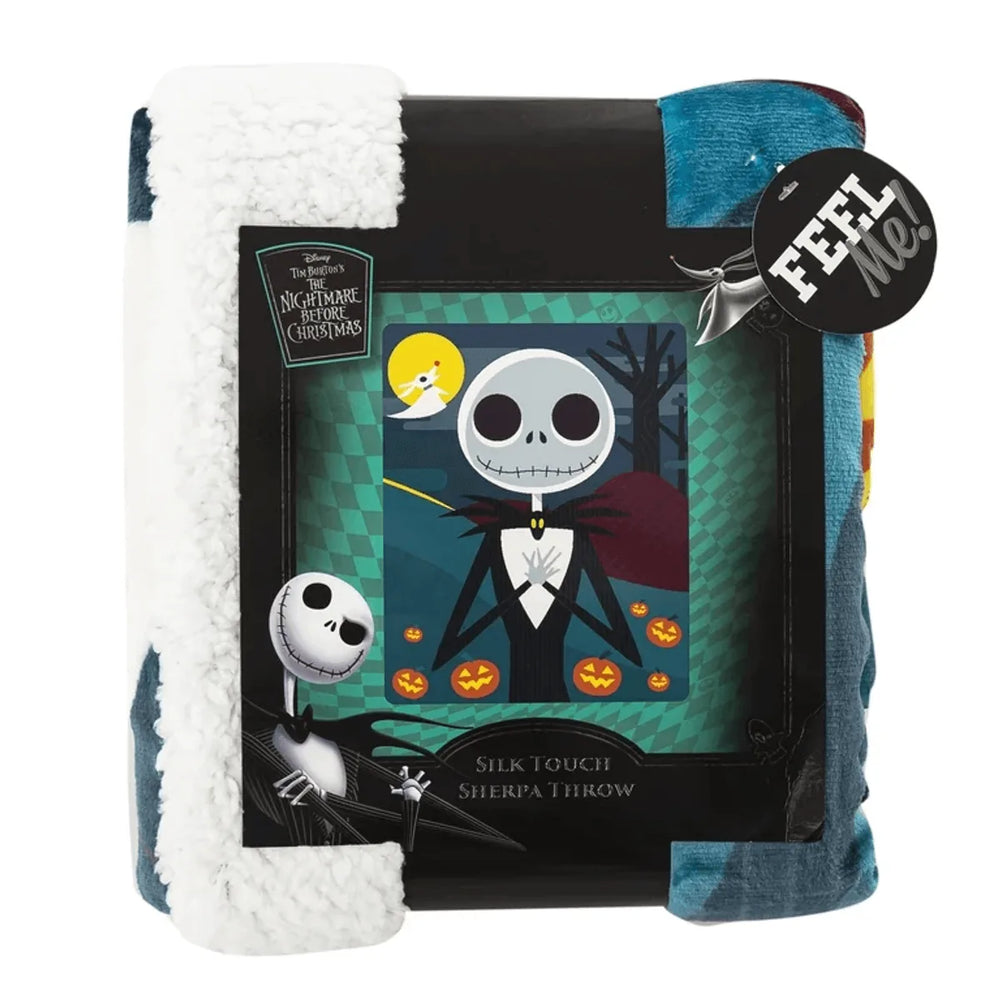 Nightmare Before Christmas 40x50 Silk Touch Sherpa Blanket