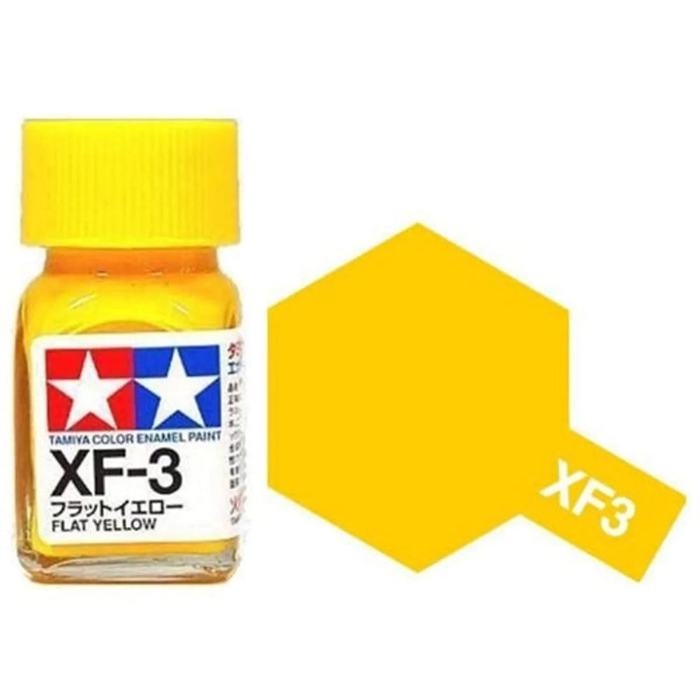 Tamiya EXF-3 Jaune Mat Bouteille Mini 10 ml (1/3 oz)