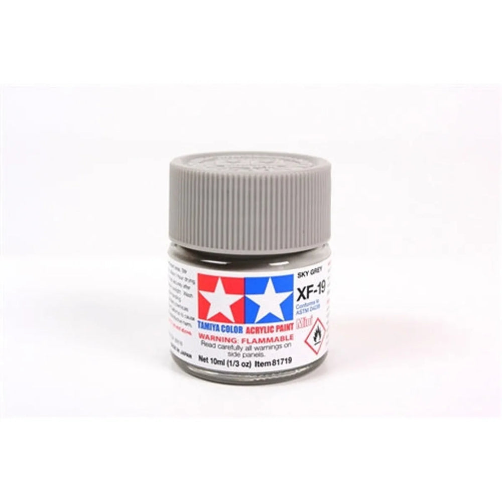 Tamiya Acrylic XF-19 Sea Blue Mini Bottle 10mL (1/3oz)