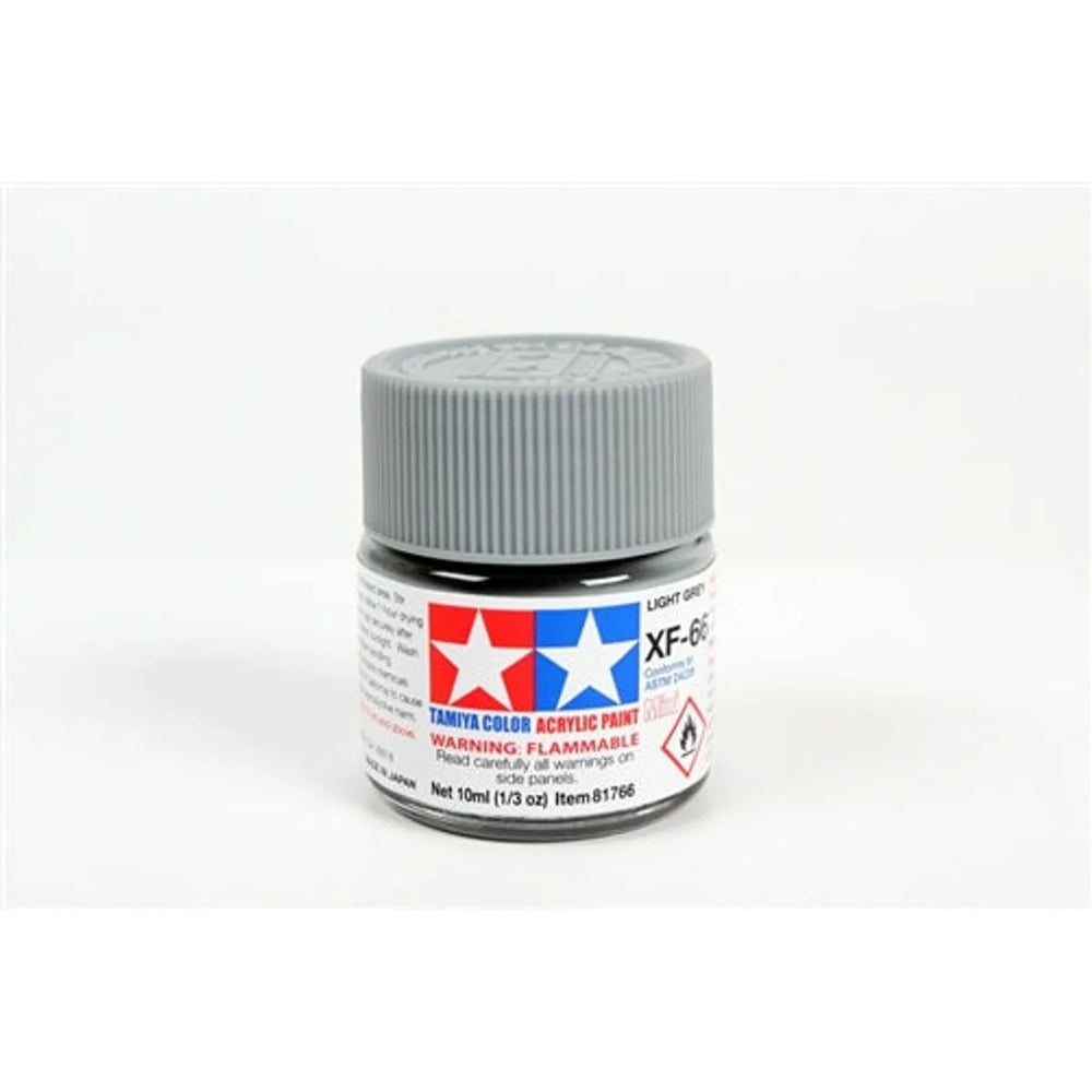 Tamiya Acrylique XF-66 Gris Clair Mat Bouteille Mini 10mL (1/3oz)