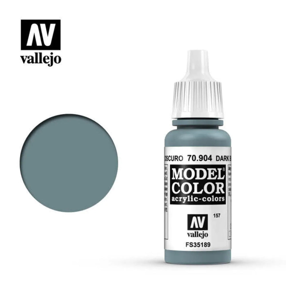 Peinture Vallejo 70904 Model Color Gris Bleu Foncé 17 ml NEUF
