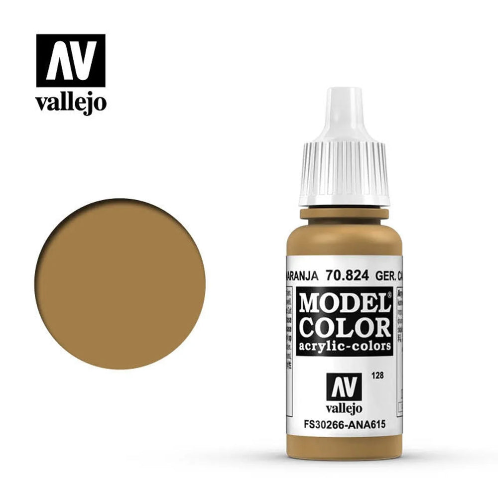 Peinture acrylique Vallejo 70824 Model Color SS Camouflage Ochre Orange 17 ml NEUF