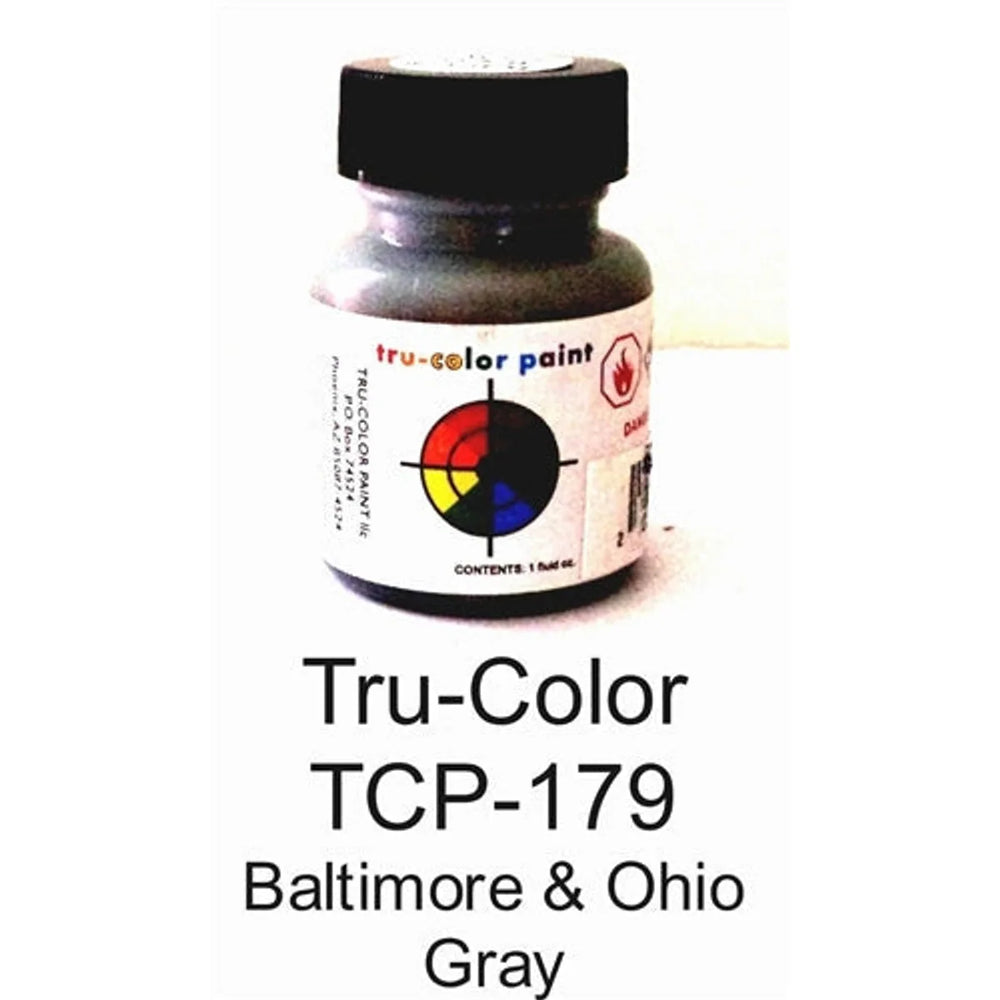 Tru-Color TCP-179 Peinture Gris B&O Baltimore & Ohio 1oz NIB