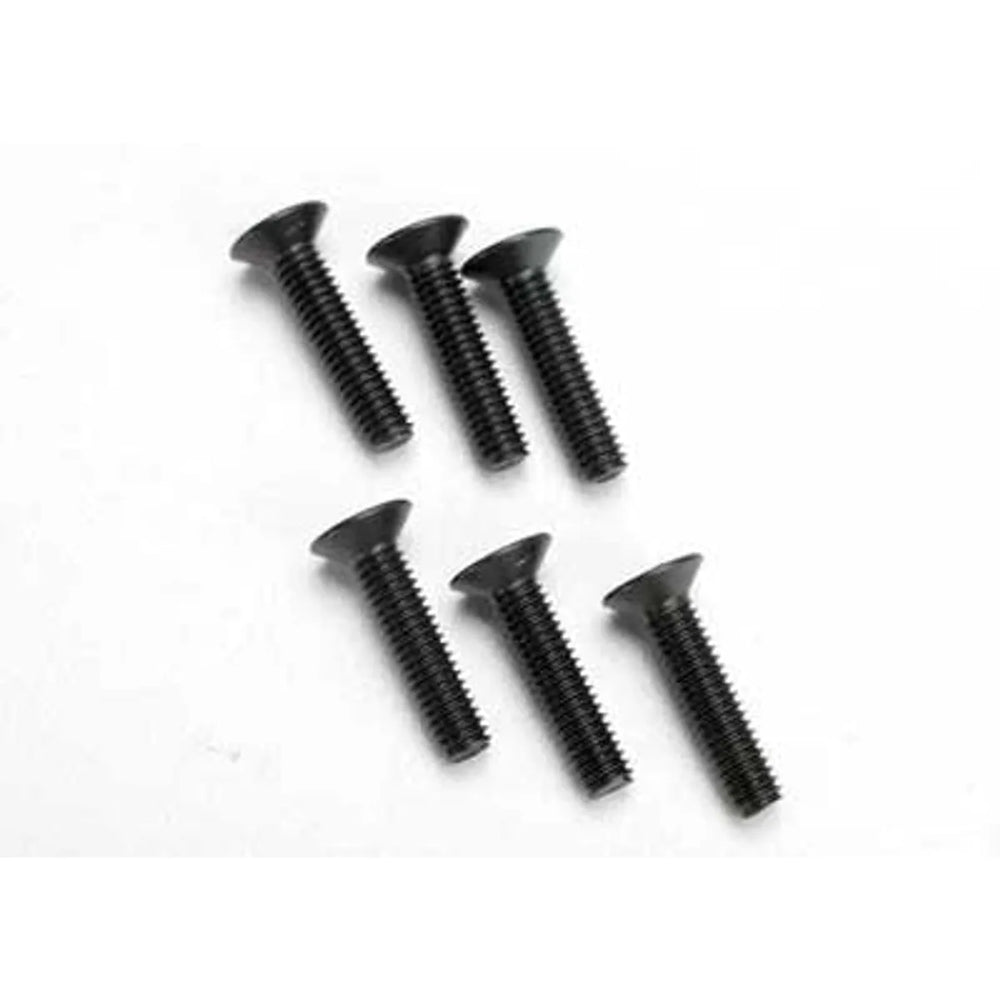 Traxxas 2547 4x18mm Flat Head Screws (6) NIB