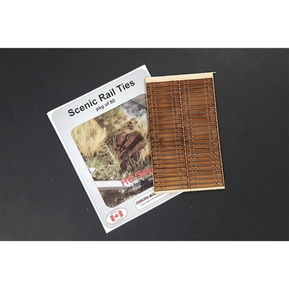 Kits de Modèles Osborn RRA-1044 HO Attaches de voie en bois découpé au laser NEUF