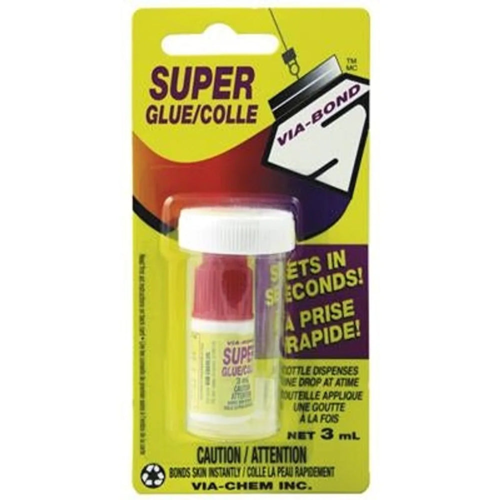 Via-Bond #SG-BG Super Colle en Bouteille 3 mL NEUF