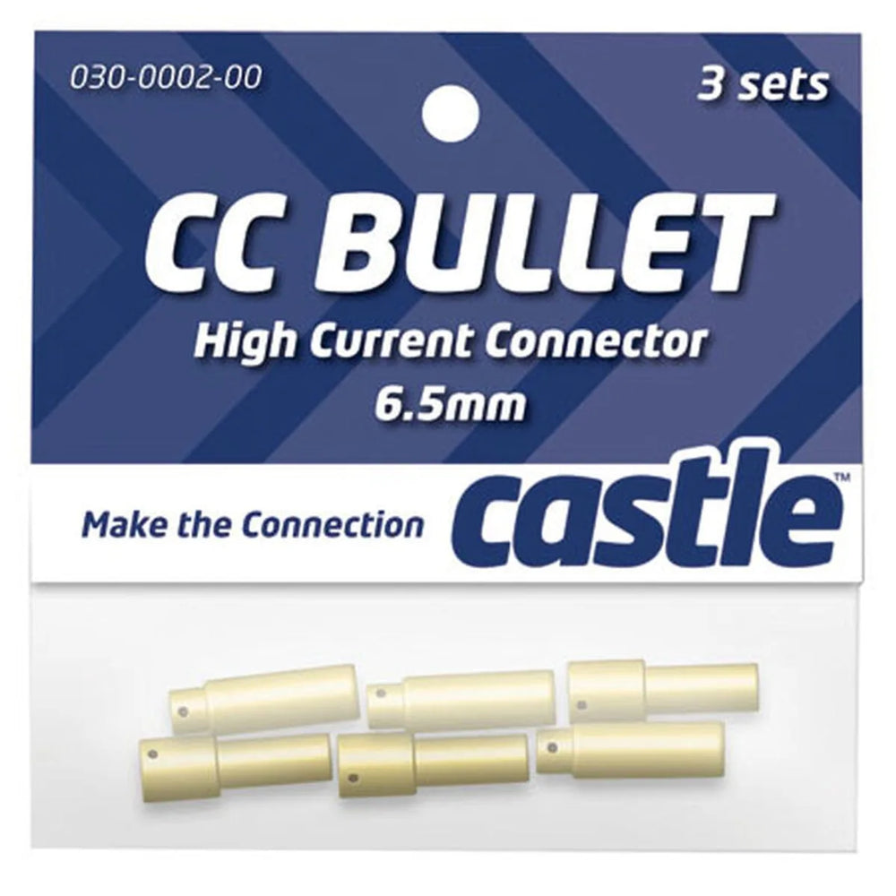 Connecteur haute intensité : jeu de 3 douilles de 6,5 mm