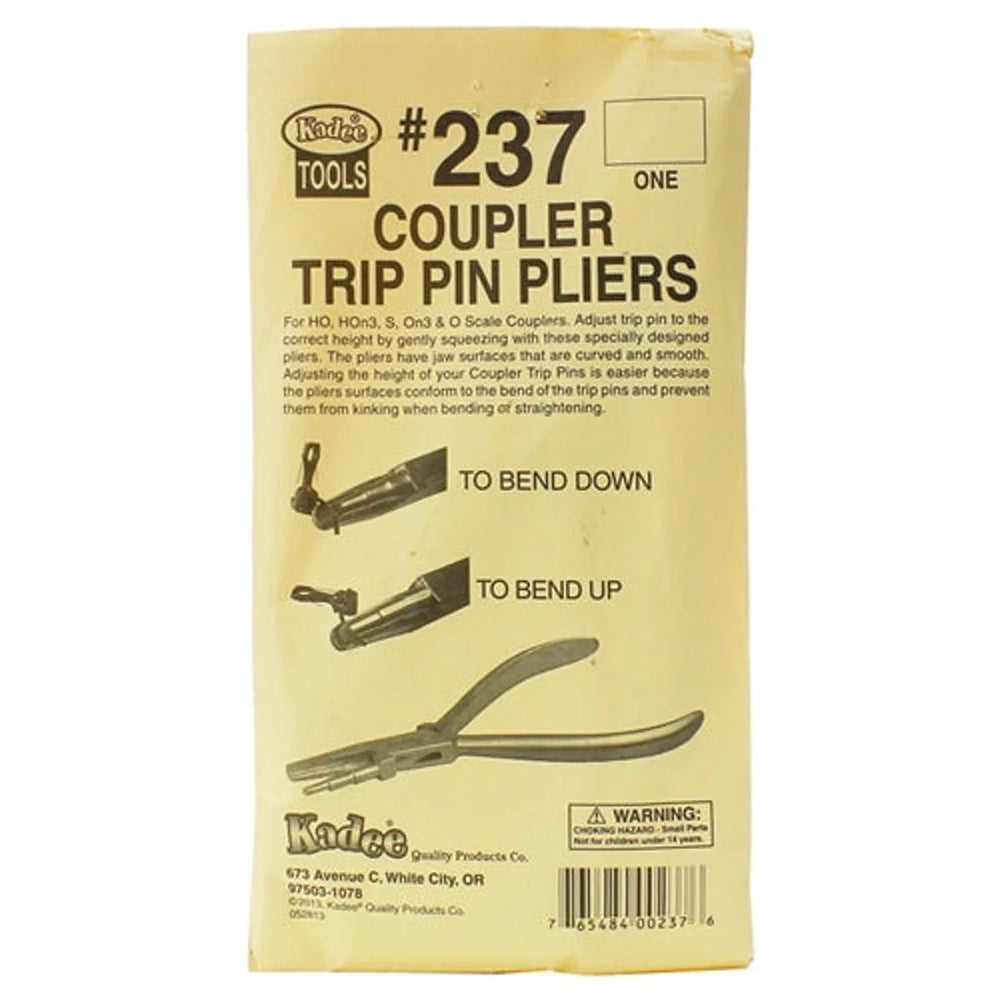 Kadee #237 Coupler Trip Pin Pliers For HO, HOn3 and On3