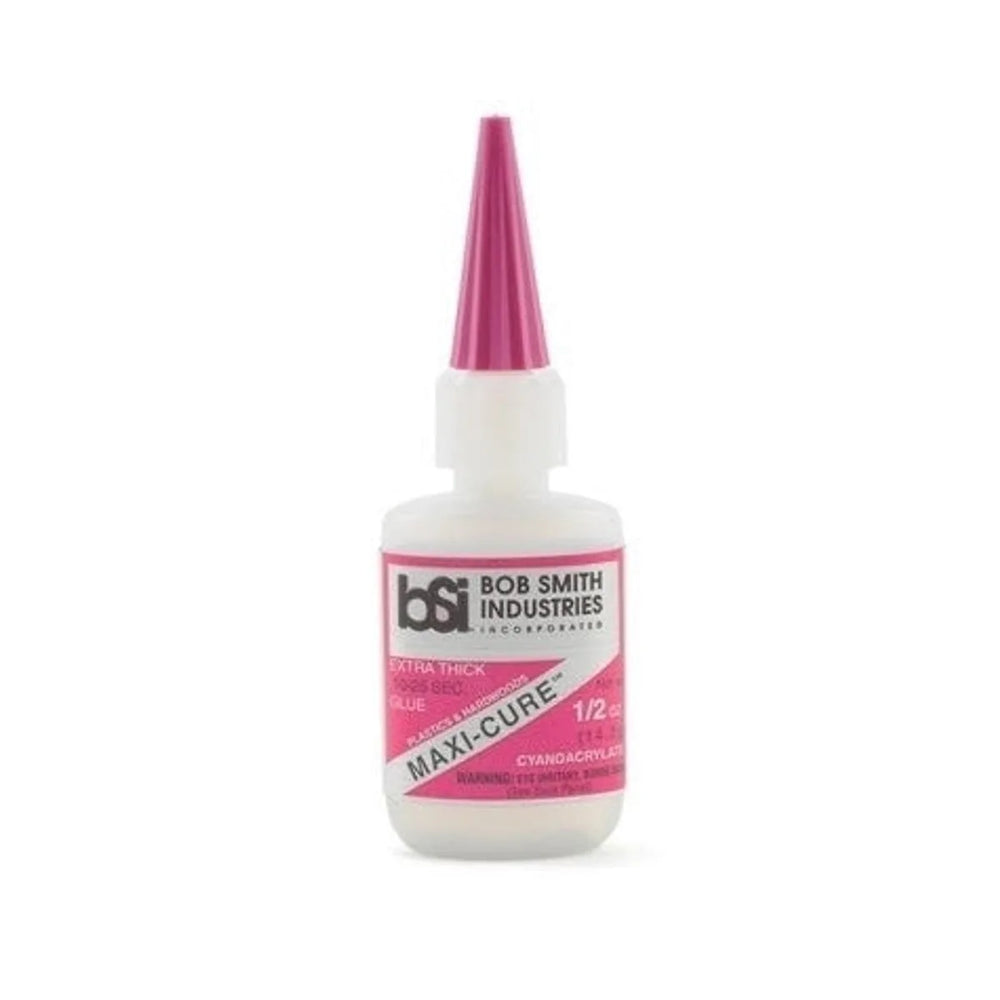 Bob Smith Industries BSI-111 Maxi-Cure Colle CA Extra Épaisse 1/2 oz (14,2 g) NIB