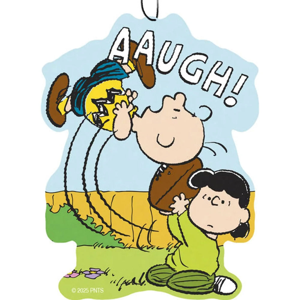 Peanuts Football Charlie Brown & Lucy Air Fresheners 3 pack