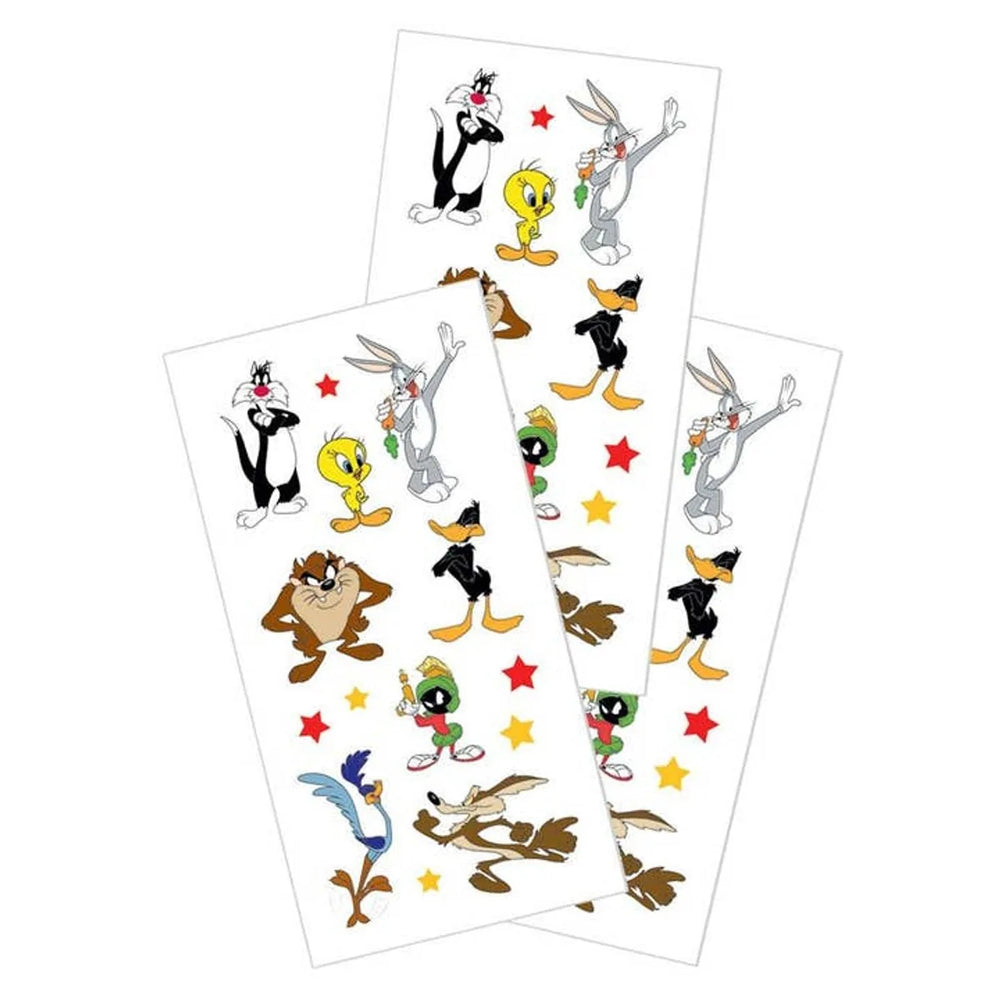 Ensemble de feuilles d'autocollants Looney Tunes