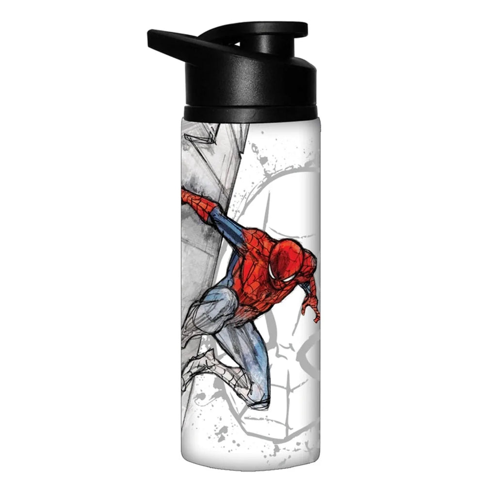 Bouteille d'eau Marvel Spidey Sketch en acier inoxydable de 25 oz