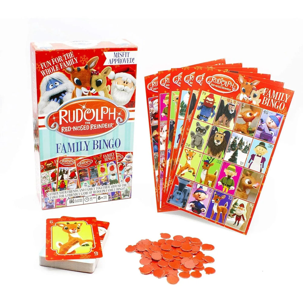 Rudolph the Red Nose Reindeer Family Bingo Game
