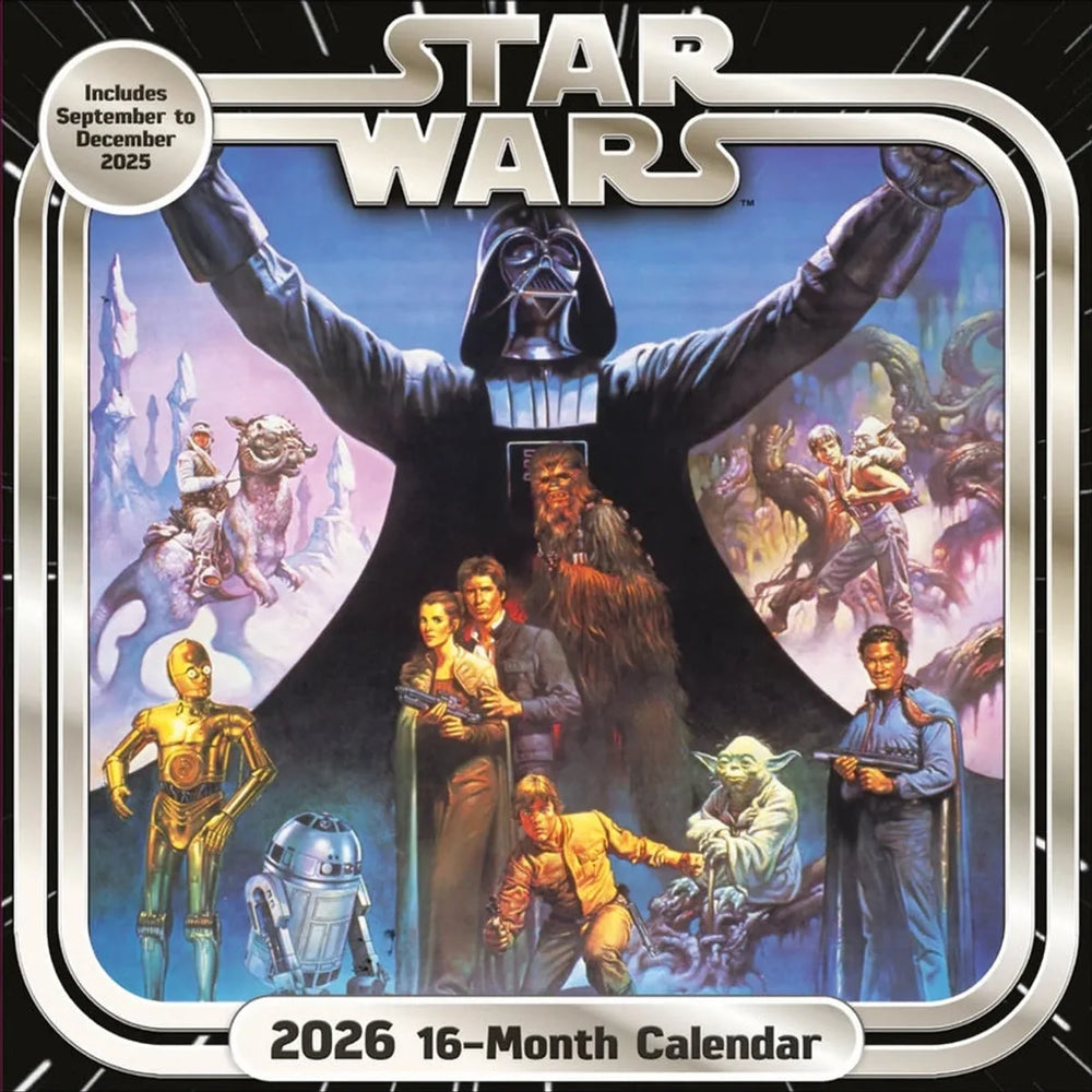 Calendrier Carré Officiel Star Wars (Classique) 2026
