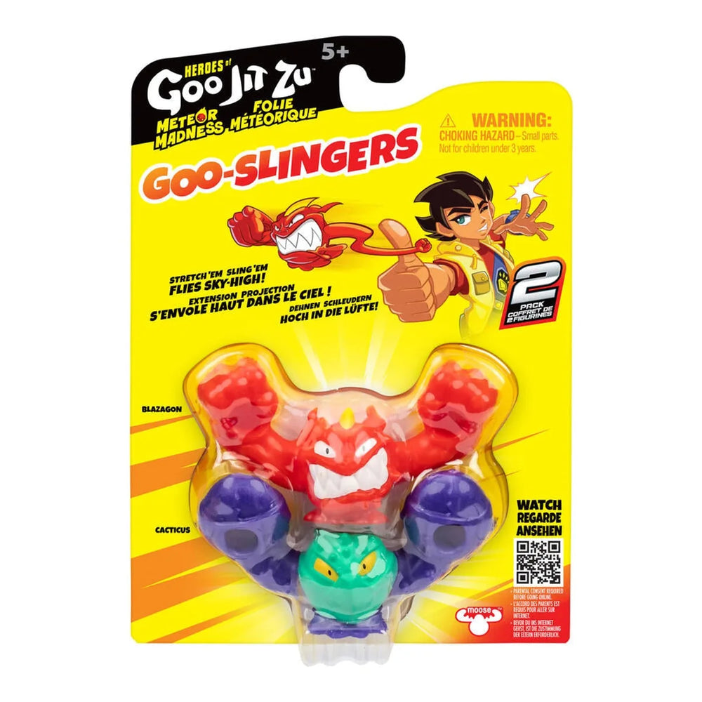 Heroes of Goo Jit Zu Series 13 Meteor Madness Goo Slingers 2 pack