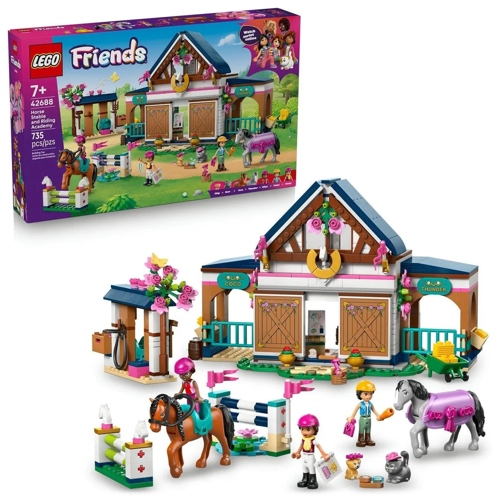Académie d'équitation et écurie LEGO Friends