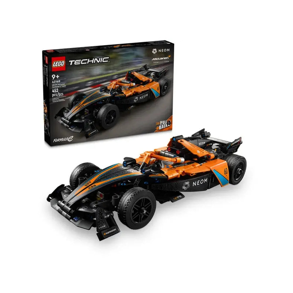 Voiture de course LEGO NEOM McLaren Formule E