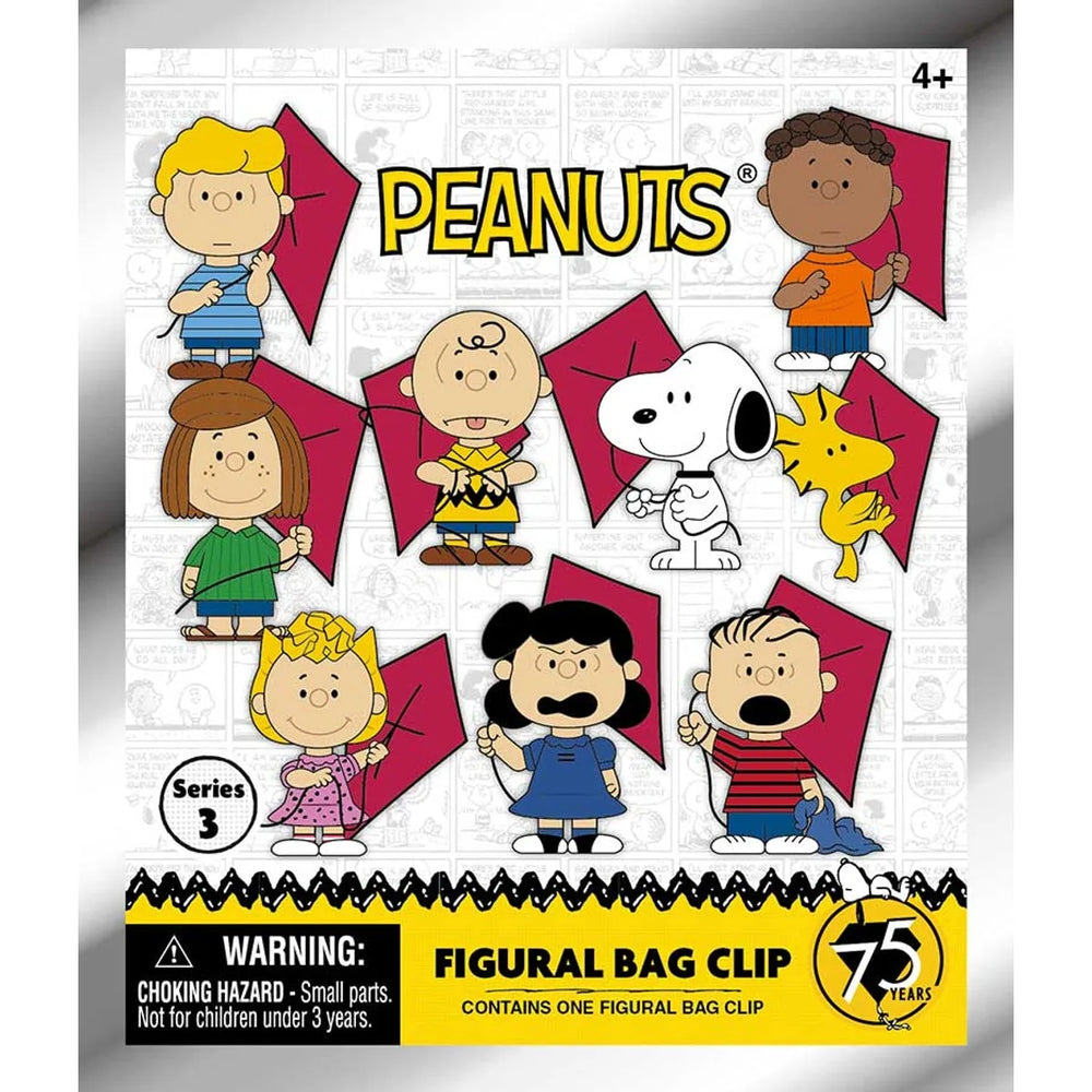 Peanuts Série 3 Snoopy : Porte-clés mystère en mousse 3D