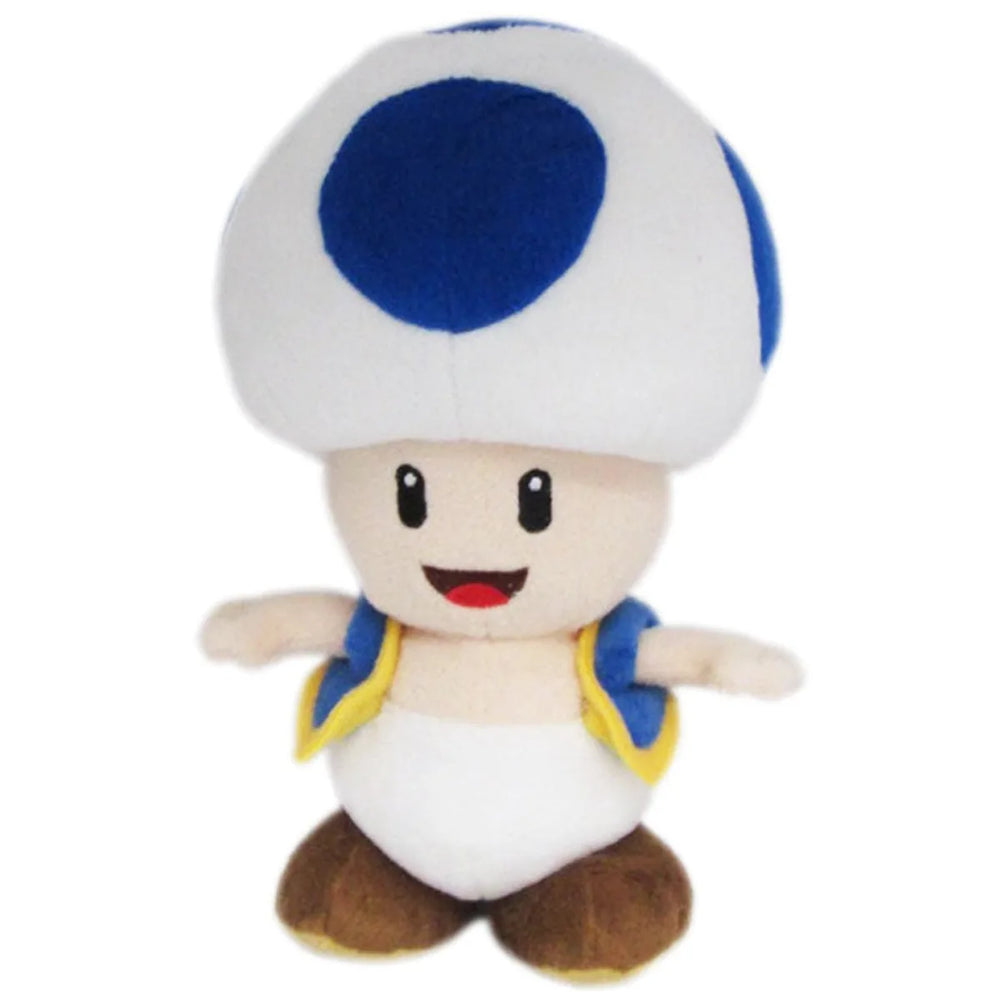 Super Mario - Toad Bleu 8 po Peluche