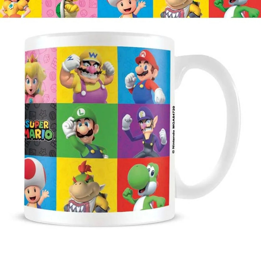 Tasse blanche Super Mario 3D Friends & Foes 11 oz