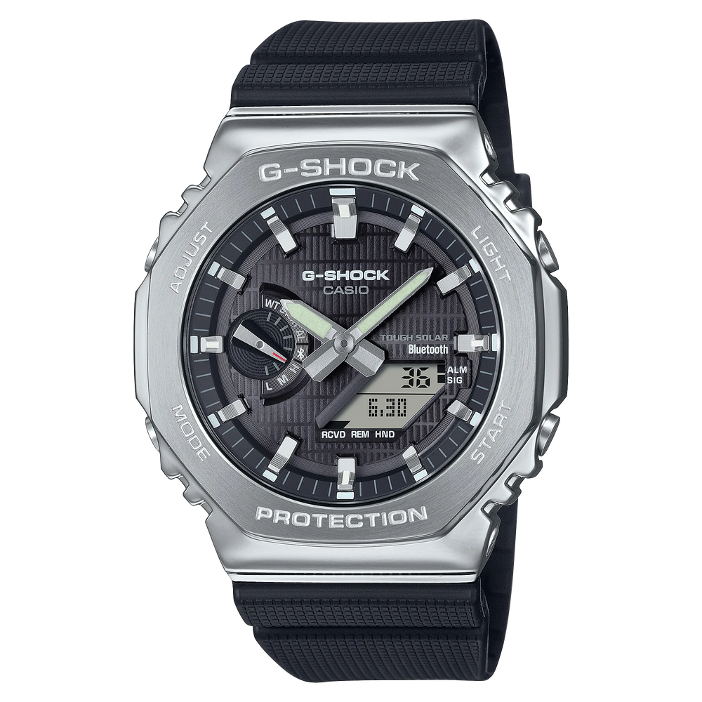CASIO G-Shock Analogique-Numérique Acier Cadran Noir | GBM2100-1A