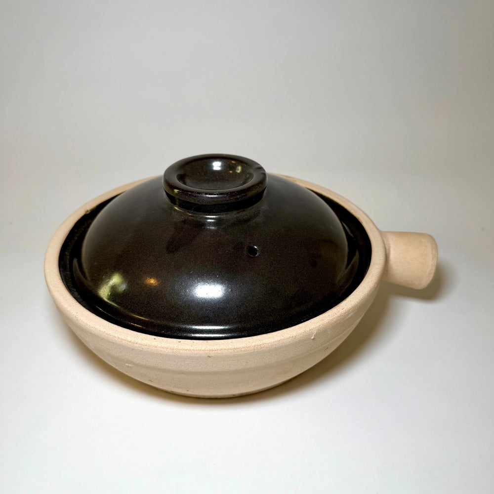Wide Body 9" Clay Pot – Stovetop & Oven-Safe Traditional Clay Cooker