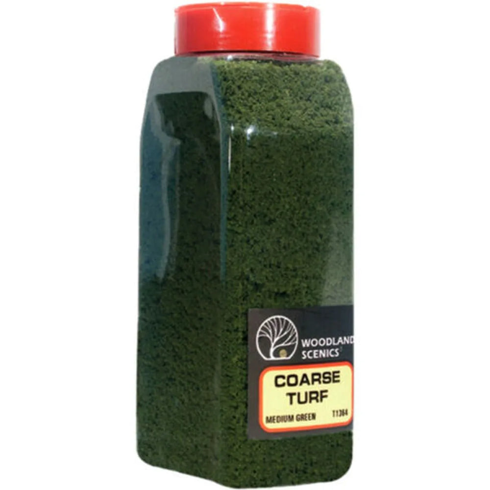 Woodland Scenics Gazon Grossier Vert Moyen Shaker 57,7 po³ (945 cm³)