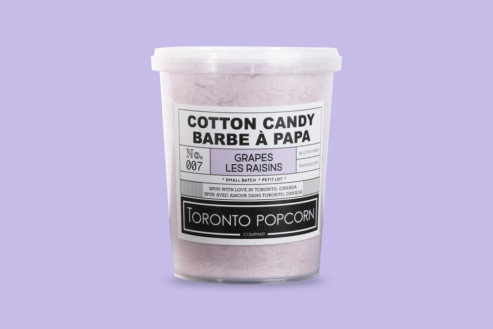 Barbe à papa raisin