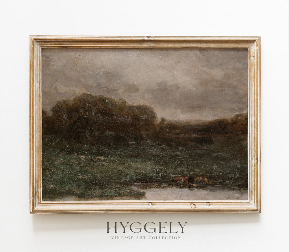 Impression d'art paysage vintage L0135
