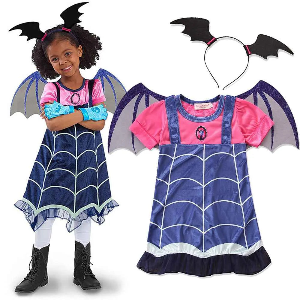 Robe de princesse pour filles pour l'Halloween | Jolie robe de fête en coton