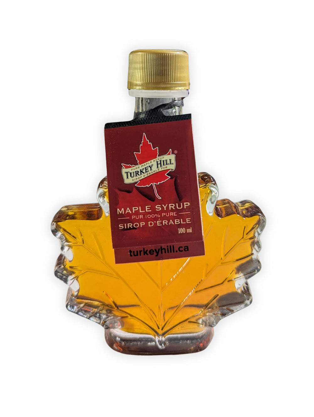 Pure Canadian Maple Syrup - 100 ml Maple Leaf Glass Bottle