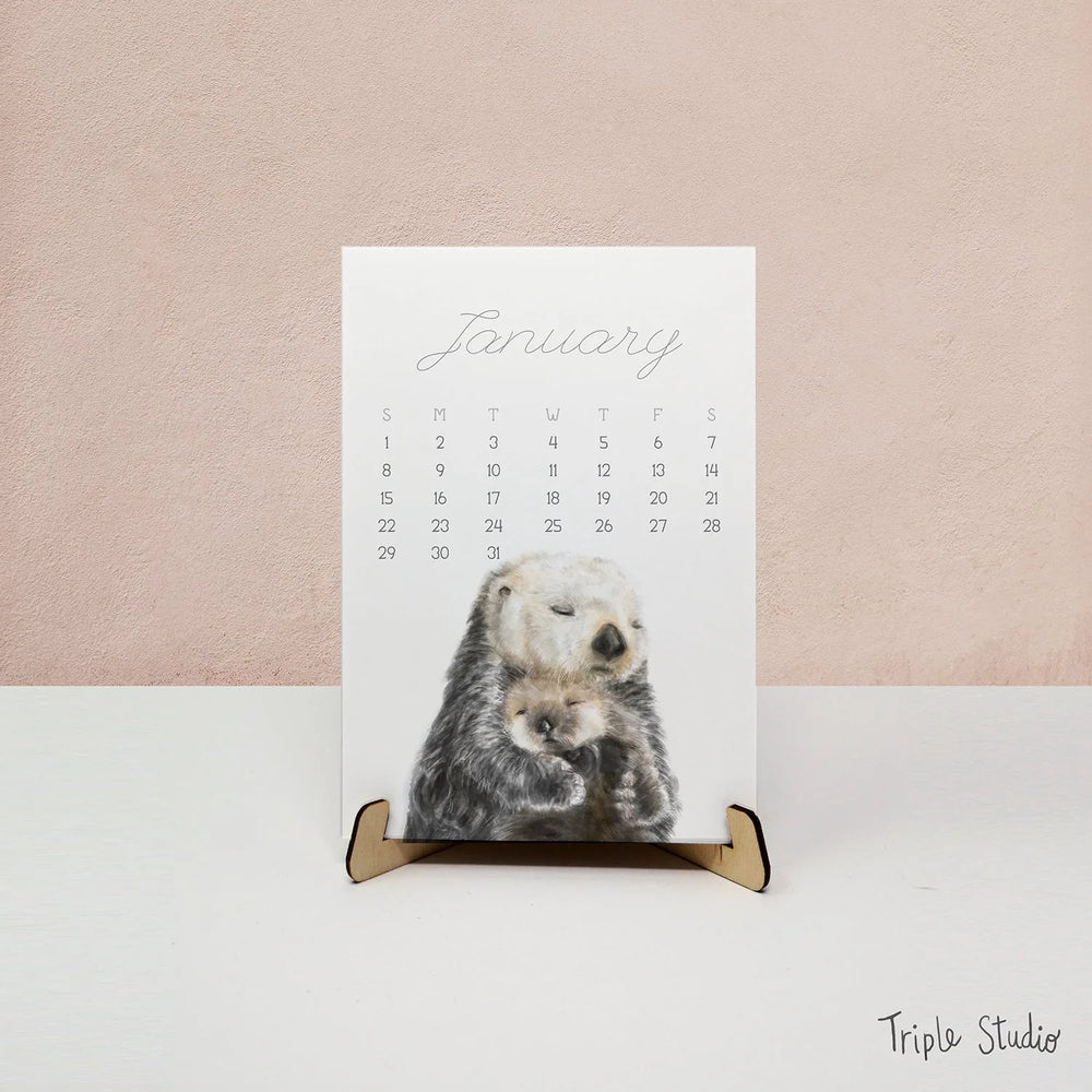 2027 Desk Calendar: Baby & Mommy