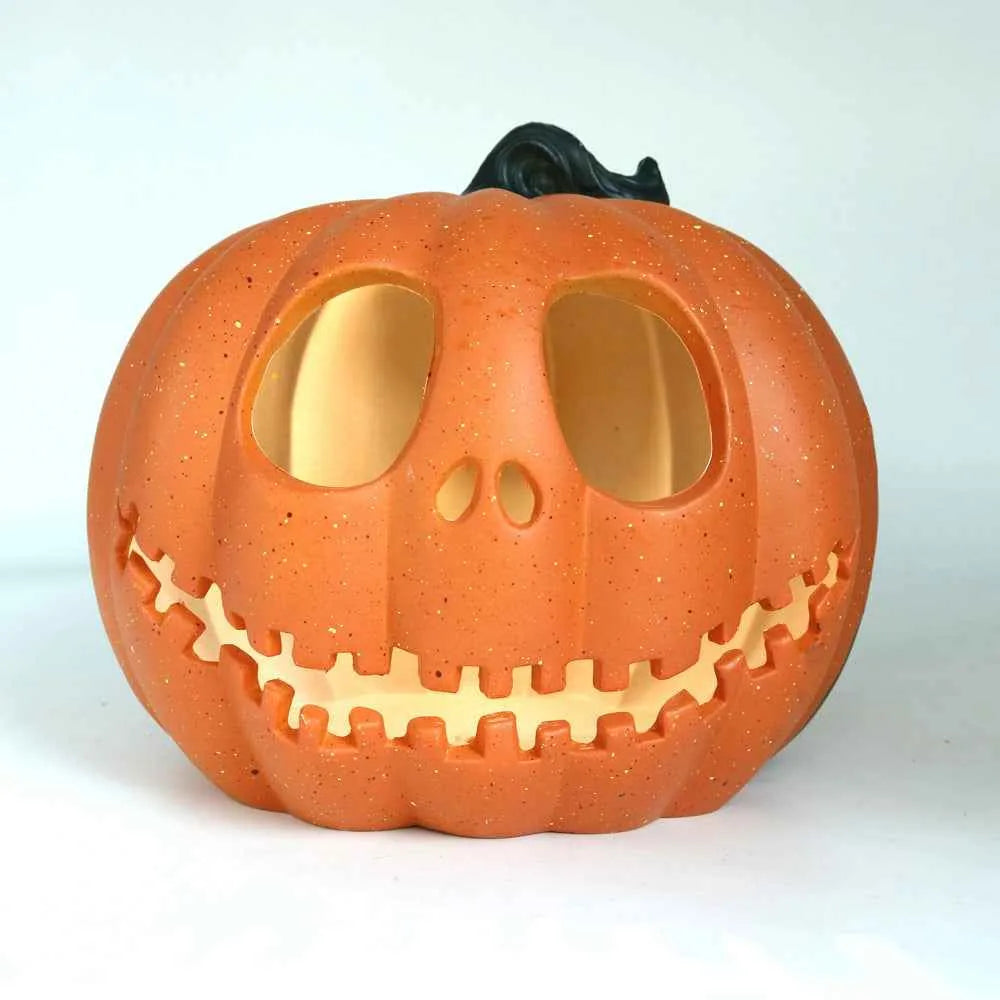 Halloween Pumpkin Lantern – Scary Hollow Skull Hooded LED Decoration for Parties & Yard