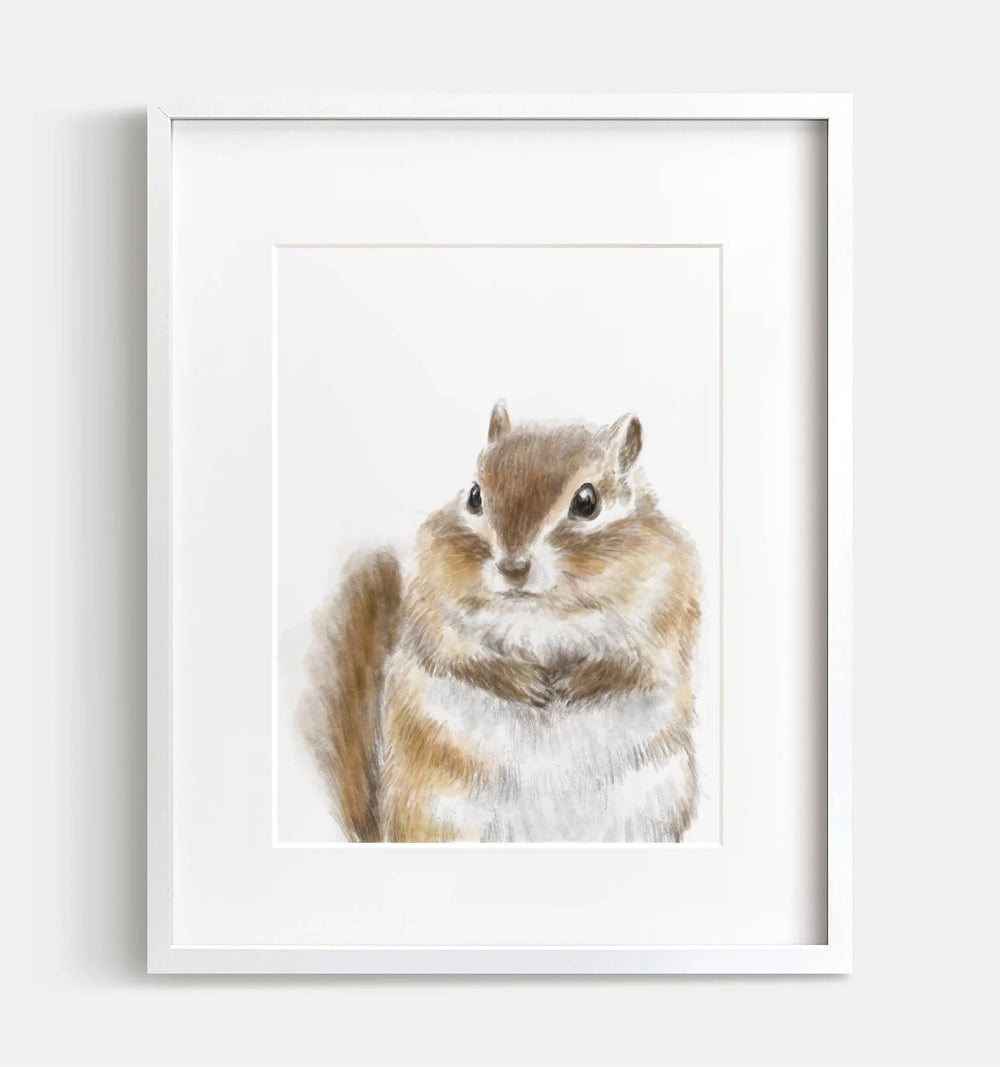 Chipmunk Art Print