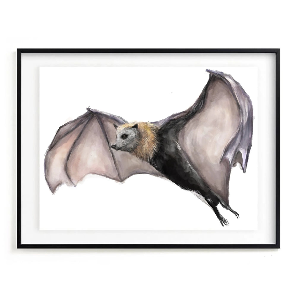 Impression d'art de chauve-souris